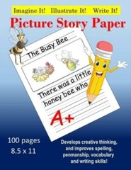 Creative Picture Story Paper 100 Pages 8 5 X 11: Develops Creativty, Improv…