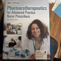 Pharmacotherapeutics for Advanced Practice Nurse Prescribers by Wendy Wright 6e