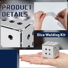 3 Pcs Welding Kit 1.5 Inch Welding Coupons Aluminum Plate for DIY Dice Practi…