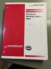 American Welding Society AWS D1.1/D1.1M:2010 ANSI Standard Book (2010)