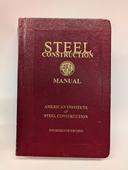14th Edition STEEL CONSTRUCTION MANUAL by AISC 14 ed fourteenth seismic design