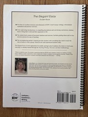 Elegant Essay Writing Lessons : Building Blocks for Analytical Writing