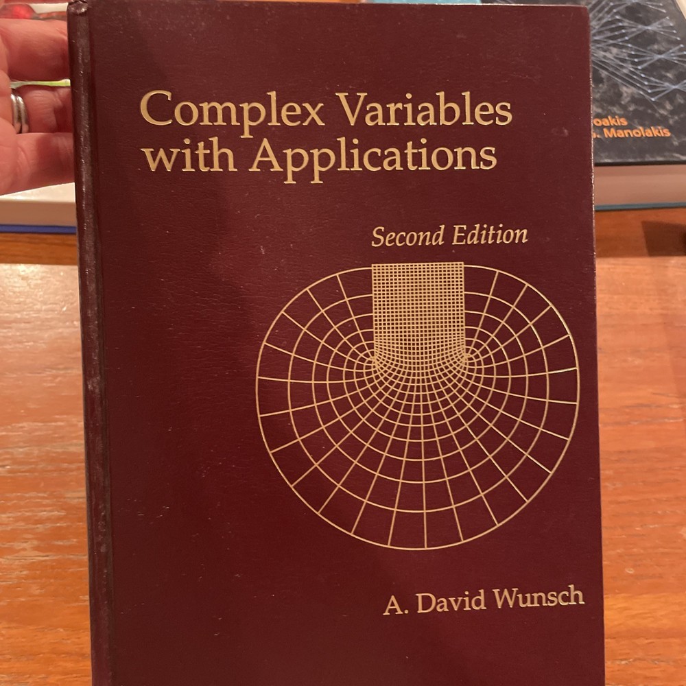 Complex Variables With Applications Second Edition, A David Winch