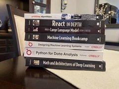 Machine Learning, AI & Data Science 7 Book Lot LIKE NEW Unread O’Reilly Manning