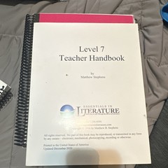 Essentials in Literature & Writing Level 7 Textbook Second Edition Matthew Step…