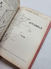 1943 AUDELS Answers On Blueprint Reading For Mechanics & Builders Book Vtg