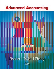 ADVANCED ACCOUNTING By Paul M. Fischer & William J. Tayler – Hardcover BRAND NEW