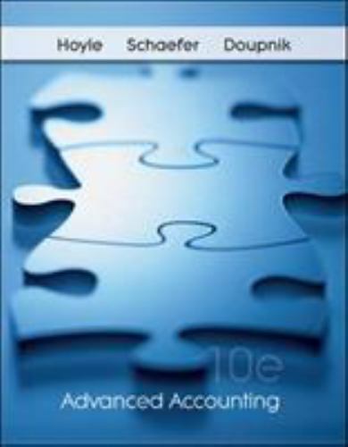 Advanced Accounting by Thomas Schaefer, Joe Ben Hoyle and Timothy Doupnik (2010,