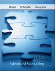 Advanced Accounting by Thomas Schaefer, Joe Ben Hoyle and Timothy Doupnik (2010,