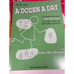 A Dozen A Day Piano Technical Exercises Edna-Mae Burnam Books 1 3 4 Lot of 6