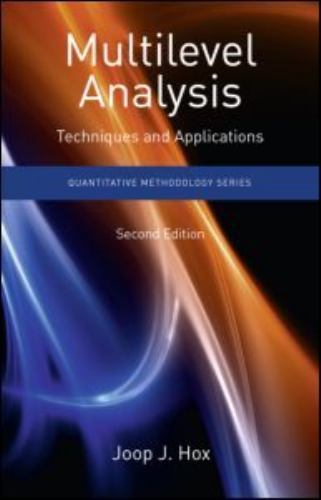 Multilevel Analysis: Techniques and Applic- paperback, Joop J Hox, 9781848728462