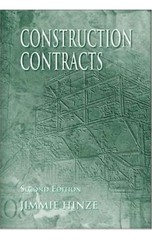Construction Contracts by Jimmie W. Hinze (2000, Hardcover)