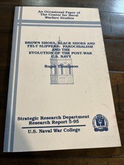 1995 Parochialism & Evolution of Post War U.S. Navy Naval Warfare Studies VGC