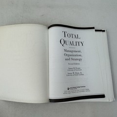 TOTAL QUALITY: MANAGEMENT, ORGANIZATION AND STRATEGY By James R. Evans Fast Ship