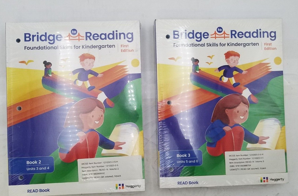 Heggerty Bridge to Reading Foundational Skills Gr K Book 2 & 3-(5 Copies each)