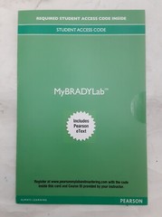 MyBradyLab Student Access Code Includes Pearson eText 9780134709086