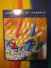 Statistics by Example by Terry Sincich 1993 HC STEM Business Eng. Math Book