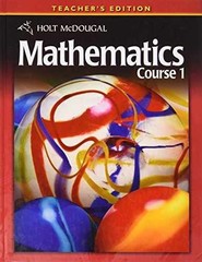 Holt McDougal Mathematics Course – Hardcover, by Jennie M. Bennett – Acceptable
