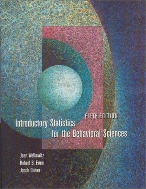 Introductory Statistics for the Behavioral Sciences Hardcover