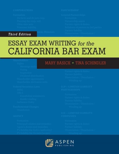 Essay Exam Writing for the California Bar Exam, Paperback by Basick, Mary; Sc…