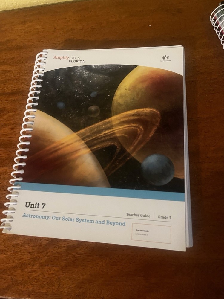 CKLA Amplify Teachers Guide Grade 3 Unit 7 Astronomy Core Knowledge ELA
