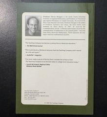 Great Courses: Chaos Course GUIDEBOOK ONLY No DVDs