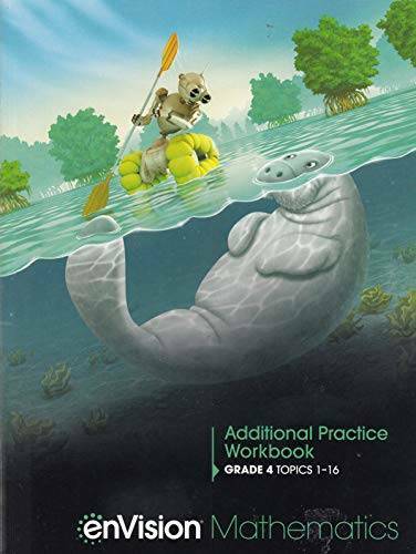 ENVISION MATHEMATICS 2020 ADDITIONAL PRACTICE WORKBOOK GRADE 4 – VERY GOOD