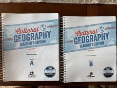 BJU Cultural Geography Teachers Edition Books A & B 4th Edition