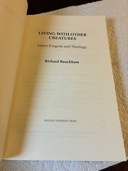 Living With Other Creatures, SC Book, Richard Bauckham, Theology
