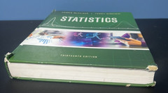 Statistics by Terry Sincich and James McClave (2016, Hardcover) Used