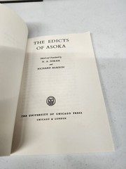 Edicts of Asoka Paperback N. A. Nikam