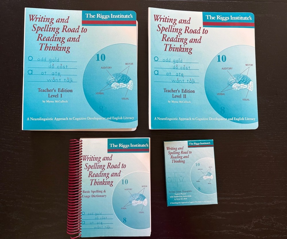 Riggs Institute Writing & Spelling Road to Reading & Thinking + 5 Notebooks