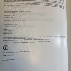 Mike Holt Illustrated Guide to Understanding the NEC(2002) Vol.1 Electrical Code