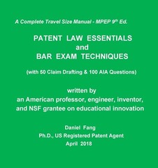 PATENT LAW ESSENTIALS and BAR EXAM TECHNIQUES