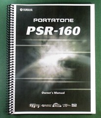 Yamaha PSR-160 Instruction Manual: 64 Pages & Protective Covers!