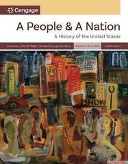 A People and a Nation, Volume II: Since 1865 by Jane Kamensky… – 9780357947944