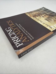 PRICING ANALYTICS: MODELS AND ADVANCED QUANTITATIVE By Walter R. Paczkowski