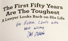 2020 The First Fifty Years Are The Toughest by Joel W. Collins SIGNED TPB Book