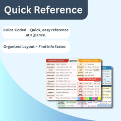 Lab Values, Nursing Reference Badge, Quick Guide for Medical Professionals (C…
