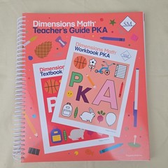 Dimensions Math Teacher’s Guide PKA & PKB Spiral Bound Singapore Math