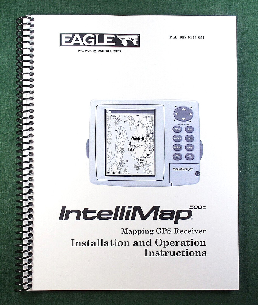 Eagle IntelliMap 500c Instruction Manual: 140 Pages & Protective Covers!