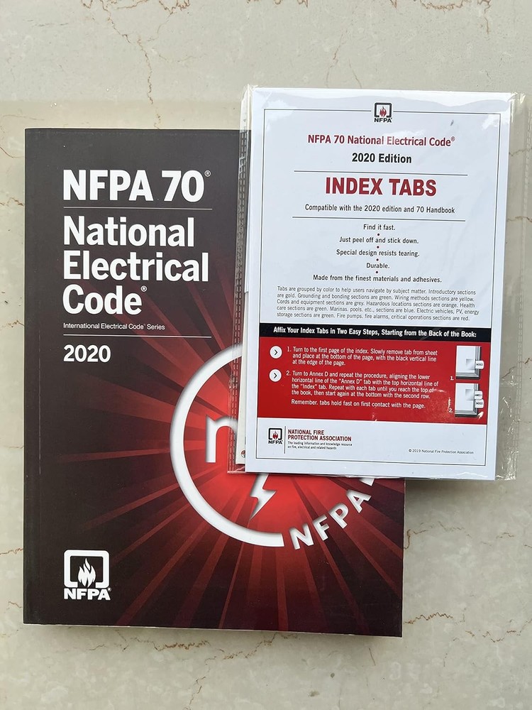 NFPA 70 NEC National Electrical Code 2020 Paperback + Index Tab 2020