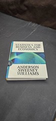 Statistics for Business and Economics by David R Anderson