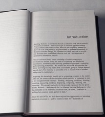 Vintage Applying Statistics Dan Lurie Roger H. Moore Hardcover 1994 Signed Black