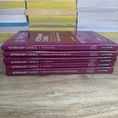 Lot Of 5 Veterinary Clinics Of North America: Exotic Animal Practice Hardcover