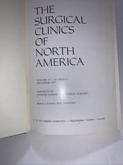 VTG Surgical Clinics Of North America Lot Of 3 HC Books 1971-81 Gastro Surgery+*