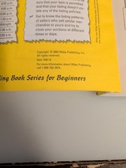 Starting an eBay Business for Dummies by Marsha Collier (2002, Trade Paperback)