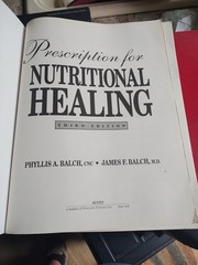 Prescription for Nutritional Healing 3rd Edition, Paperback, by Balch EXCELLENT