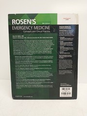 Rosen’s Emergency Medicine 9th Edition Volume 2 ONLY Ron M. Walls