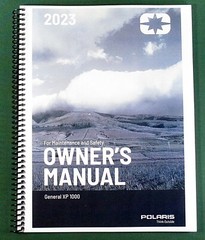 2023 Polaris General XP 1000 Owner’s Manual: Full Color & Protective Covers!